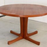 Danish design round dining table 2x extendable 'mejls'