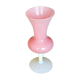 Large opaline vase on foot
