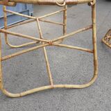 Berceau en rotin ancien vintage