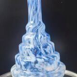 Blown glass bottle, Clichy glassworks, 20th century