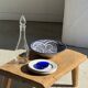 Coupe marocaine en céramique bleu de Fès D28
