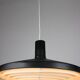 Mid-century industrial danish black pendant lamp, 1960s