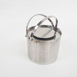 Stainless steel ice bucket by Arne Jacobsen for Stelton, Denmark 1960's