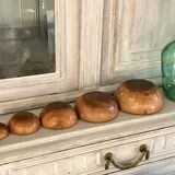 Vintage wooden olive wood bols