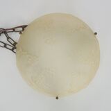 Vasque Vianne style Art Nouveau 1 Fire, in glass paste with grape motifs.