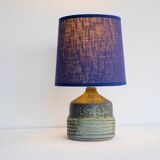 Mid-century modern pottery table lamp made by Rolf Palm, Sweden