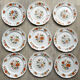Table service in vintage earthenware Mills of Wolves "ORCHIES" 44 pieces