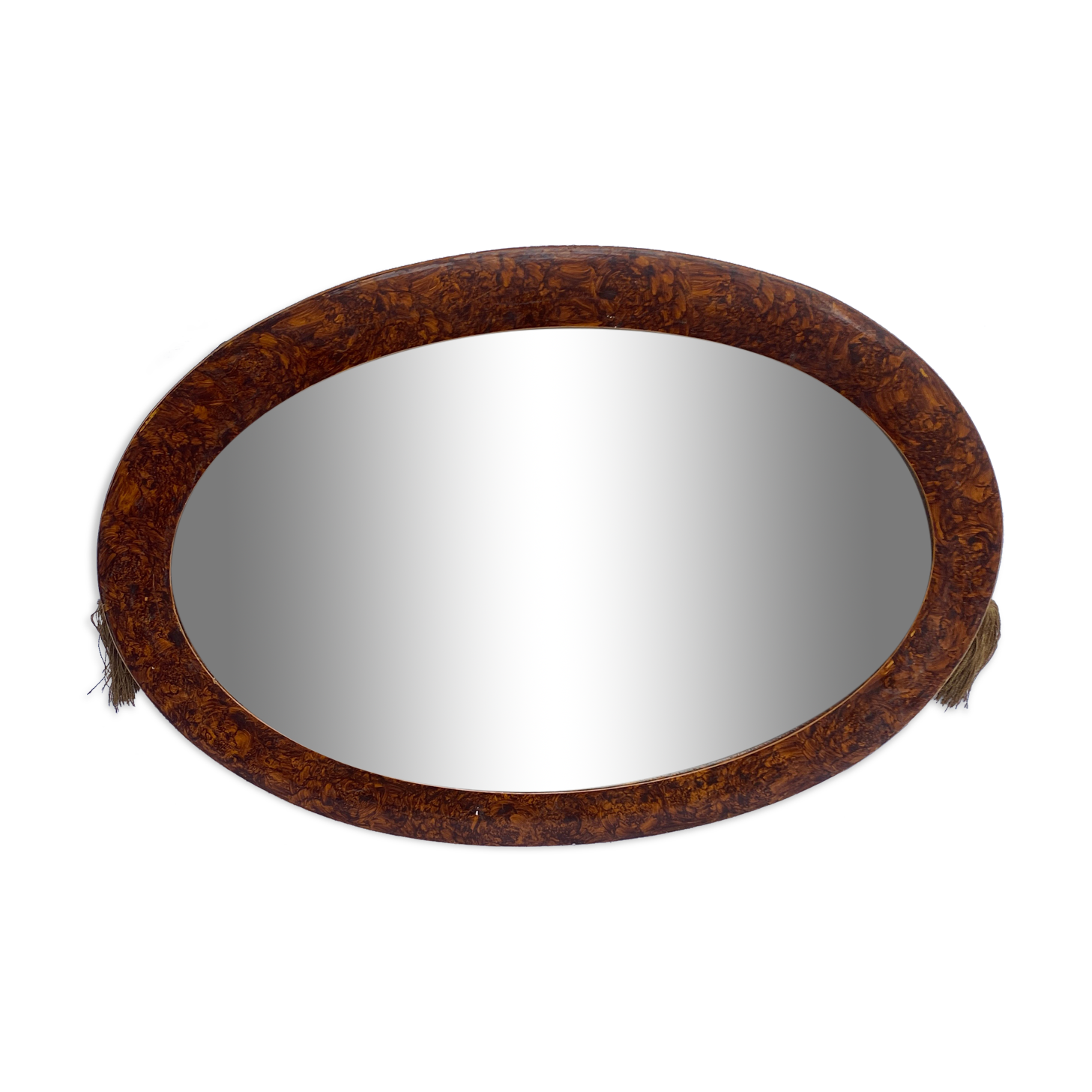 Oval mirror art deco era