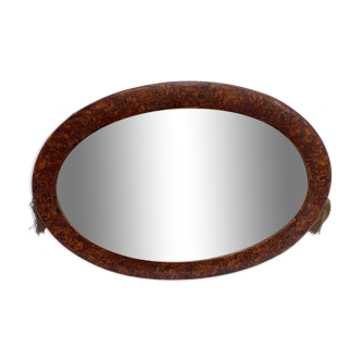 Oval mirror art deco era