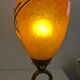 Pair of vintage musical note table lamps