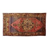 Anatolian handmade vintage rug 255 cm x 131 cm