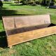 Bench / antique chest in solid oak - 196cm