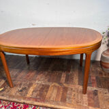 Mid Century Retro Vintage Teak Extending Dining Table