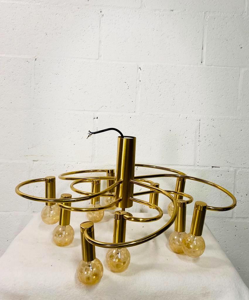 Vintage golden chandelier