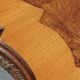 Vintage Figured Burr Walnut Pie Crust Coffee Table, 1920s