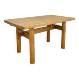 Table vintage 1975 en bois de pin