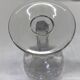 Set of 12 cut crystal stemmed glasses from the Nancy crystal factory, art deco