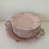 pink porcelain service Hass & Czjzek