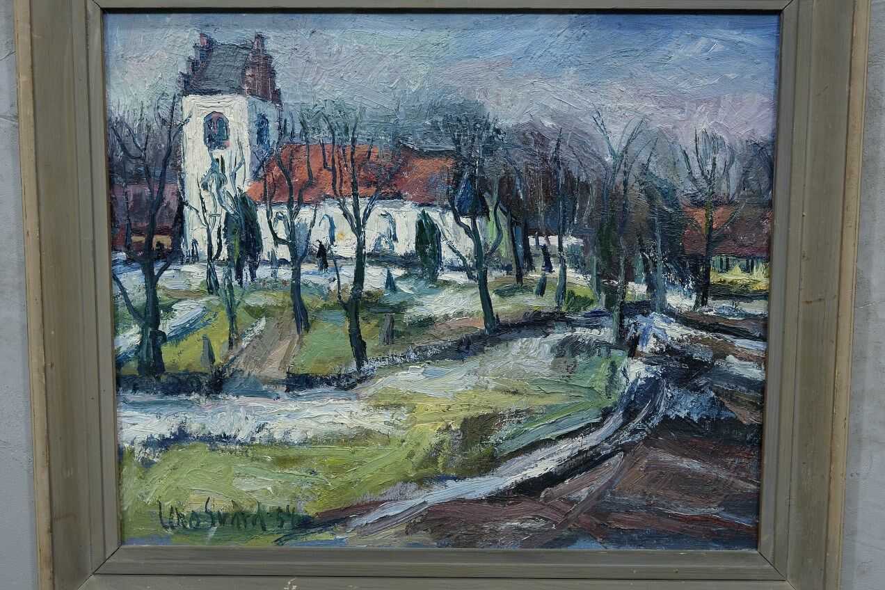 Uno Svärd, Swedish modern landscape, 1954