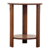 Side table / accent table in carved wood – Art Deco 1930