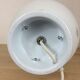 White Domec egg lamp, Vianne glass, 70s