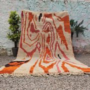 Tapis artisanal en laine du Maroc 3 x 2 m