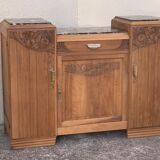 Buffet art déco noyer brut 1920