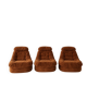 Vintage modular lounge chair trio in cognac velvet - Years