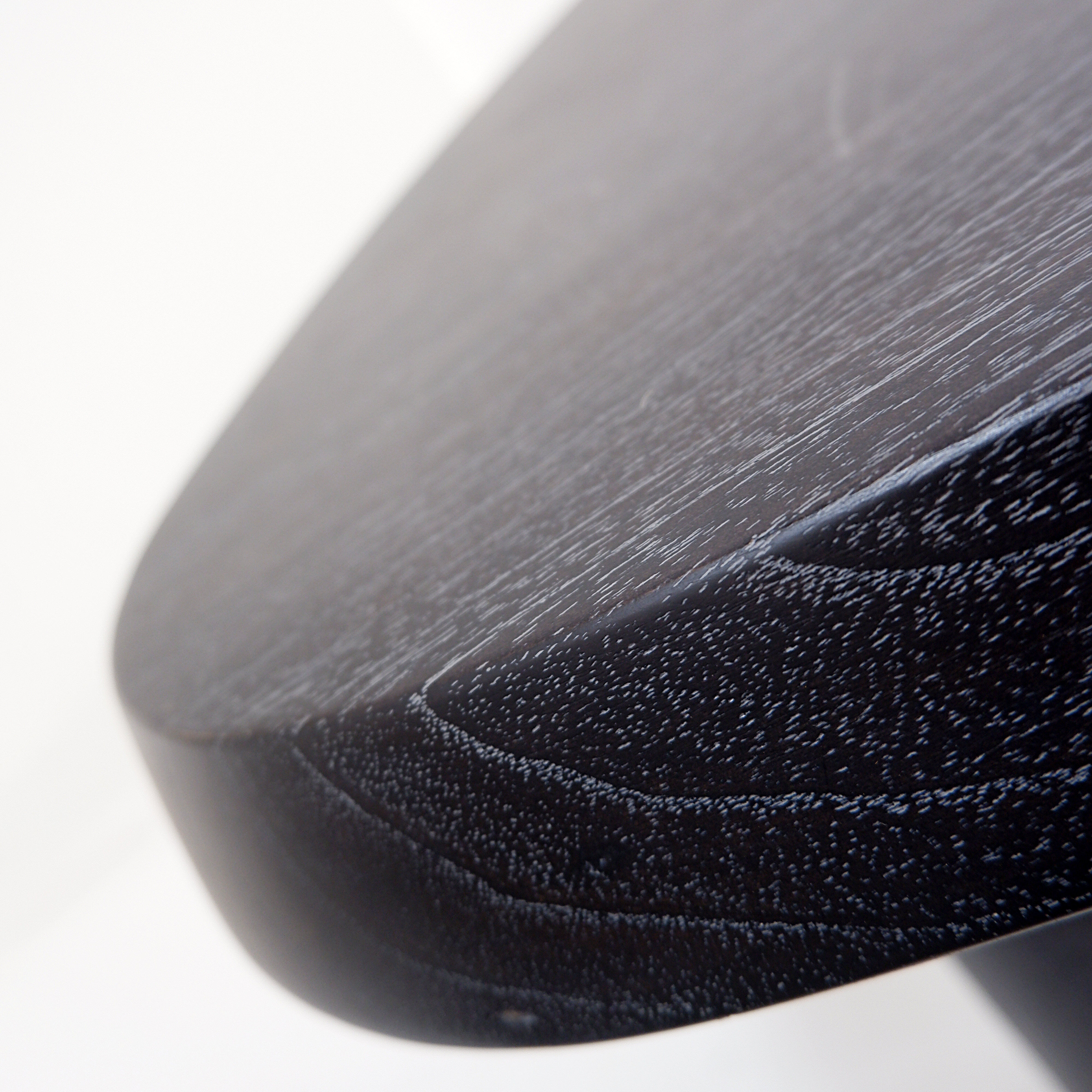 Pair of 3-legged side tables - in the style of Pierre Chapo