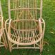 Lot de 2 fauteuils vintage forme corbeille en rotin je