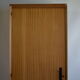 Parisian wardrobe in natural blond mahogany from the 1960s