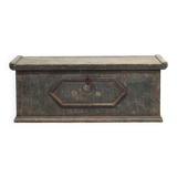 Antique Folk Art Painted bridal chest