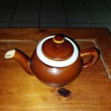 Old used ceramic teapot