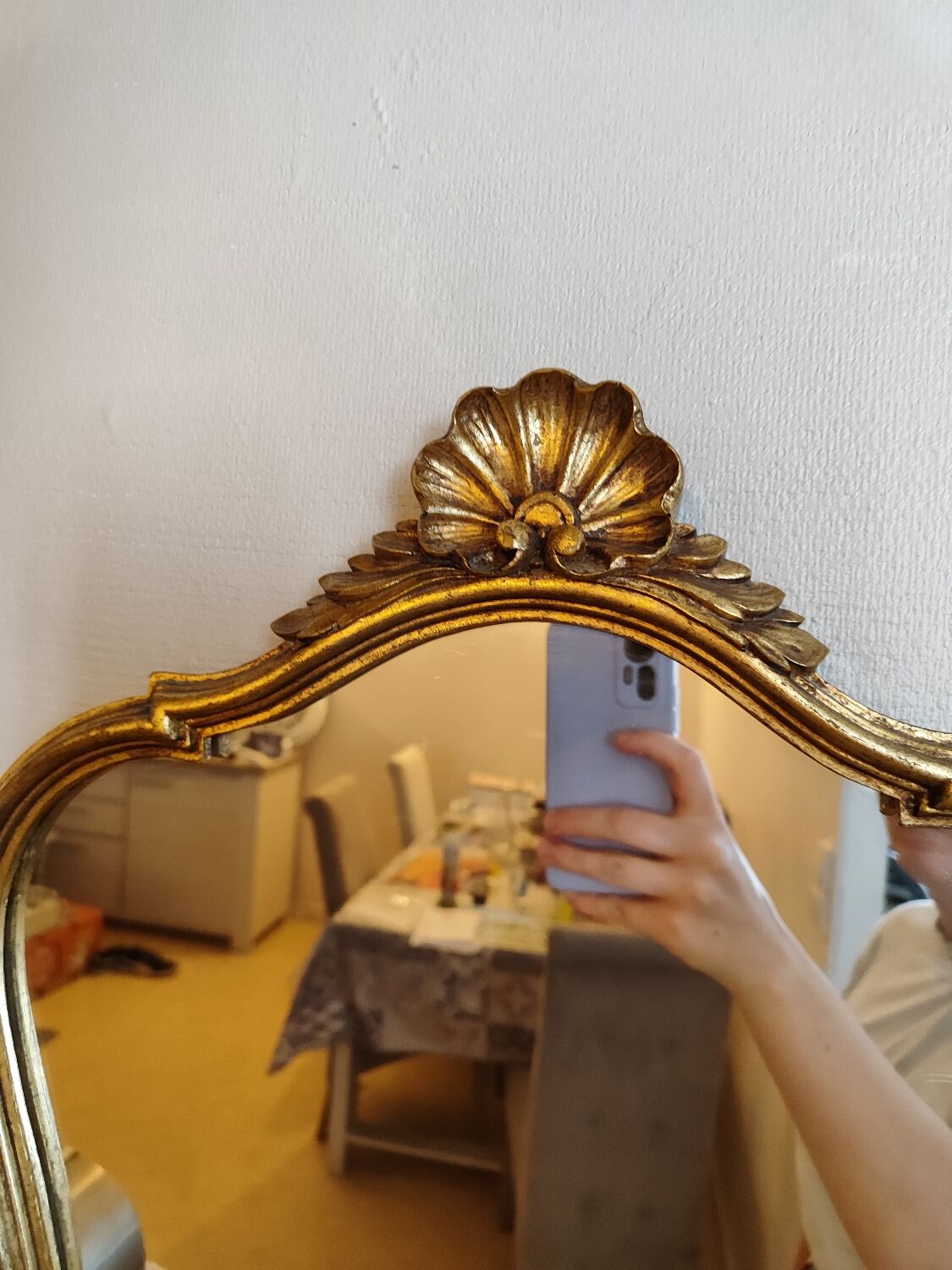 Mirror style louis XV gilded