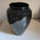 BLACK STONEWARE VASE