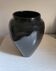 BLACK STONEWARE VASE