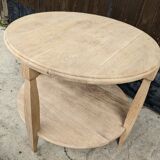 Raw round coffee table