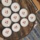 Lot of 6 plates Digoin Sarreguemines model Marinette