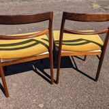 Pair of chairs by Henning Kjaernulf for Mobelfabrik