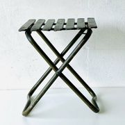 Chaise pliante industrielle de l'armée, 1960'