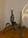 Wrought iron table lamp