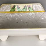 Earthenware asparagus dish