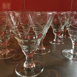 Verres à eau 1930