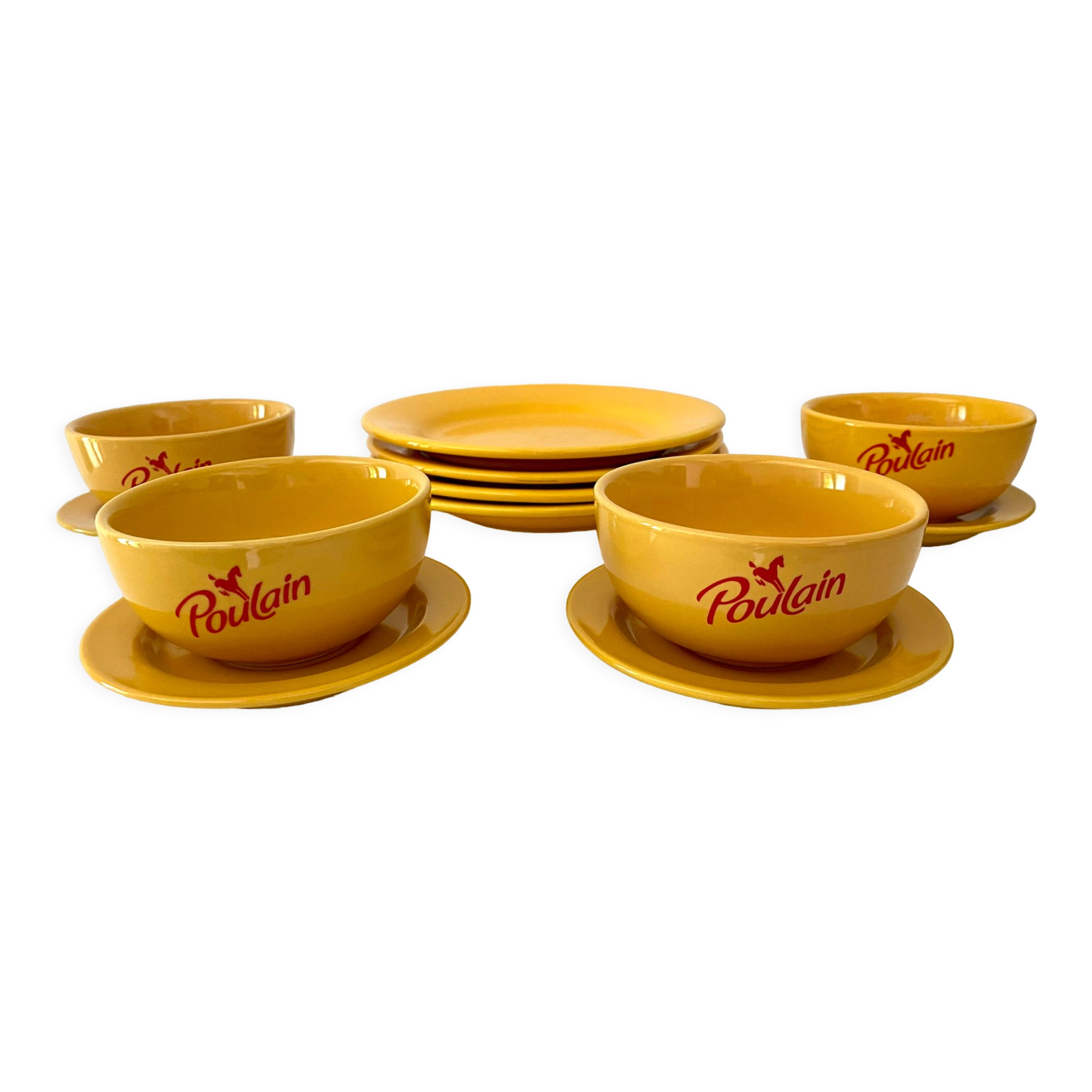 4 bowls Foal and dessert plates