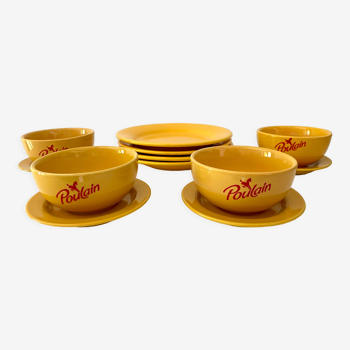 4 bowls Foal and dessert plates