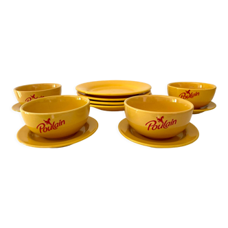 4 bowls Foal and dessert plates