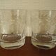 6 verres whisky cristal Lorraine service vintage french crystal glasses