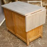 Mid-20th century oak desk for teenager