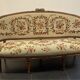 Sofa in walnut with basket shape from the Louis XVI period circa 1780