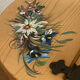 Basket handmade and painted.